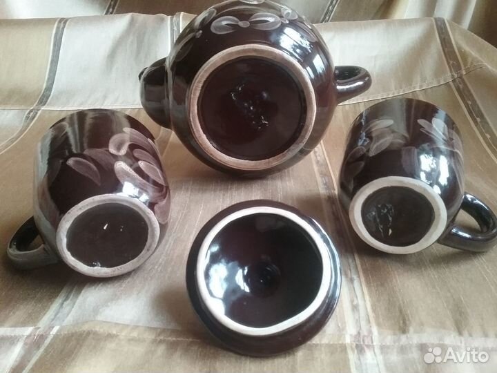 Керамические чайники и кружки из СССР