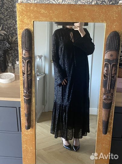 Платье h&m сияющая накидка+комбинация