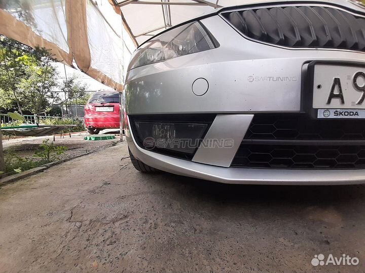 Вставки переднего бампера Октавия Skoda Octavia A7