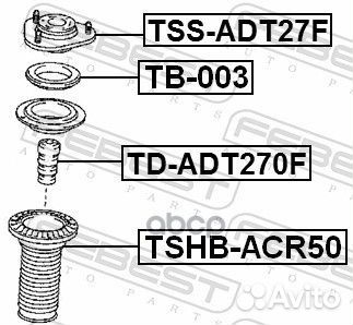 Подшипник опоры амортизатора toyota RAV4 05- TB