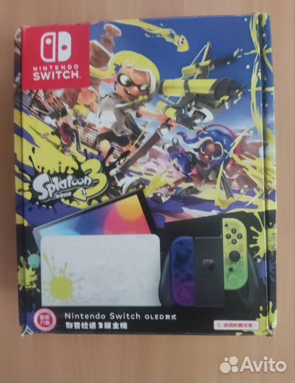 Nintendo switch oled splatoon 3 edition