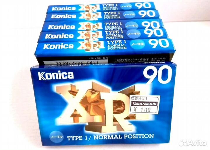 Аудиокассеты кассеты Konica XR 1 90 - 1994 г