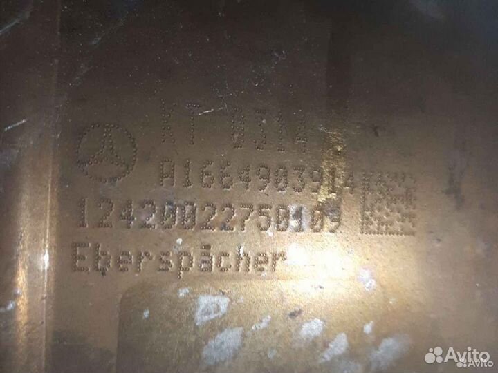 Катализатор Мерседес w166 м278.928