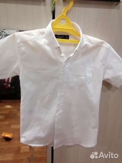 Рубашки на мальчика 122 128