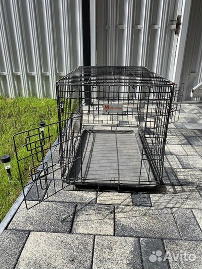 Клетка переноска для собак Wild Town, 2 двери