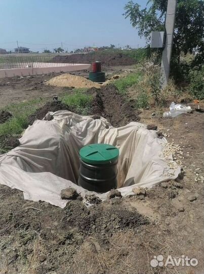 Установка канализации септик под ключ