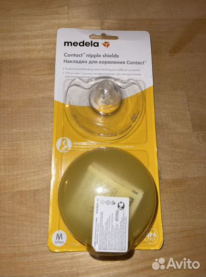 Накладки силиконовые для кормления Medela размер М