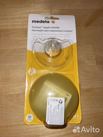 Накладки силиконовые для кормления Medela размер М