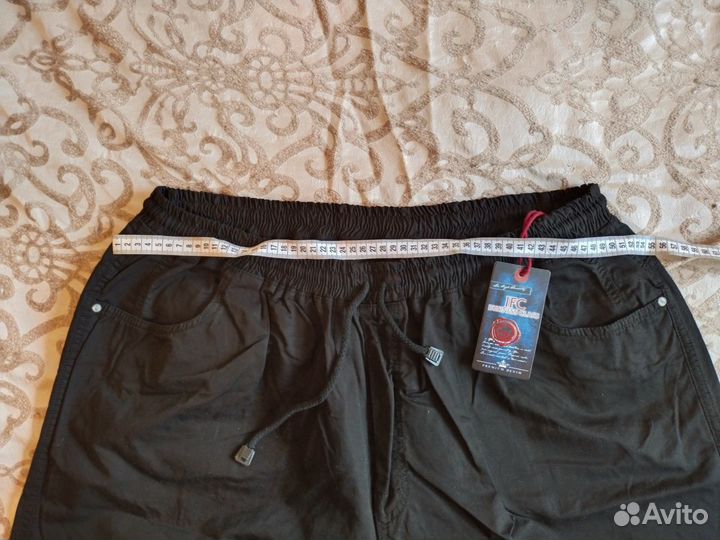 Штаны большого размера на шнурке