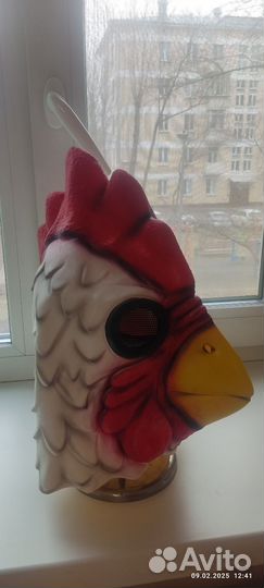 Маска петуха силиконовая