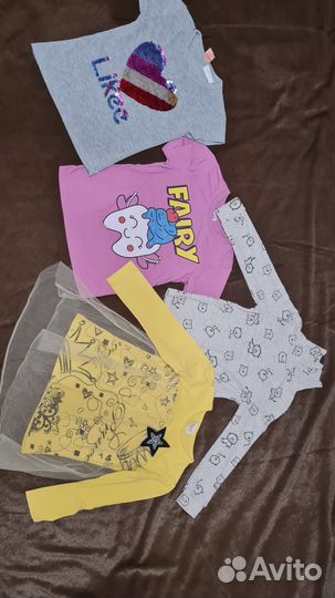 Вещи пакетом для девочки 110