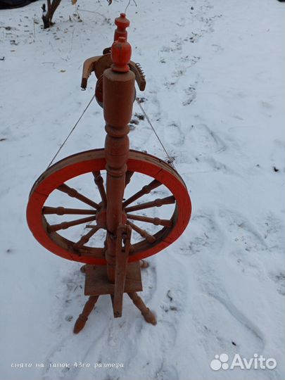 Прялка деревянная старинная