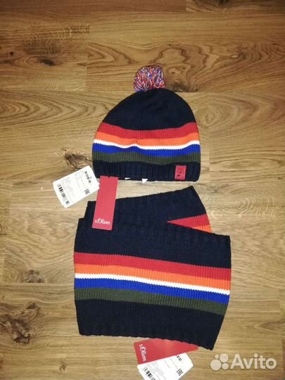 Комплект шапка и снуд для мальчика S. Oliver