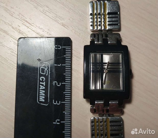Часы или браслет Swatch жен сталь бу
