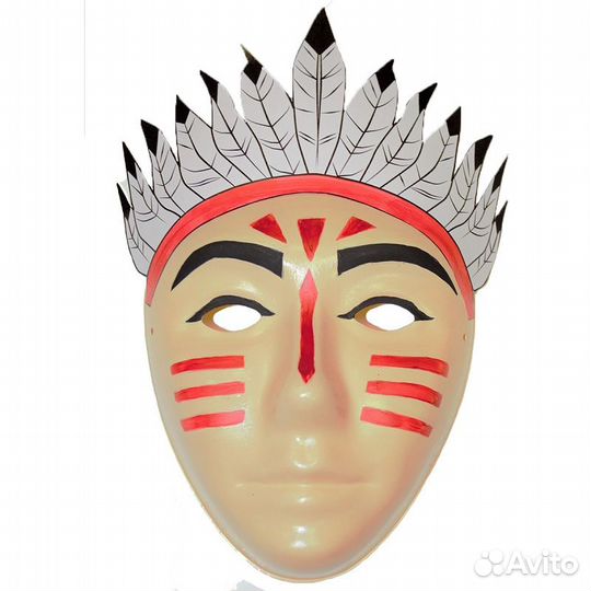 Роспись масок Индеец