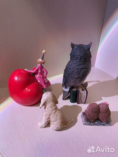 Фигурки и статуэтки(совы,собака,копилка)