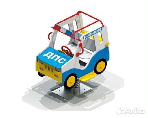 Качалка на пружине для детской площадки