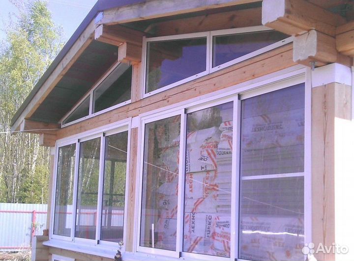 Окна алюминиевые новые