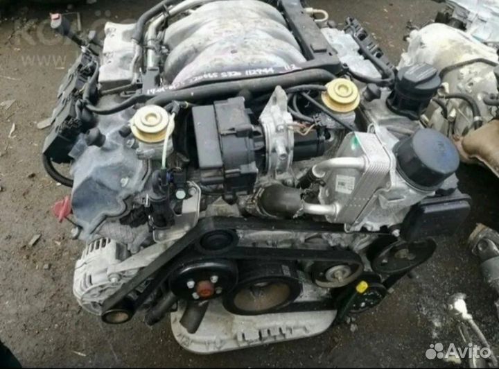 Двигатель Mercedes 211 -220. 112 двигатель