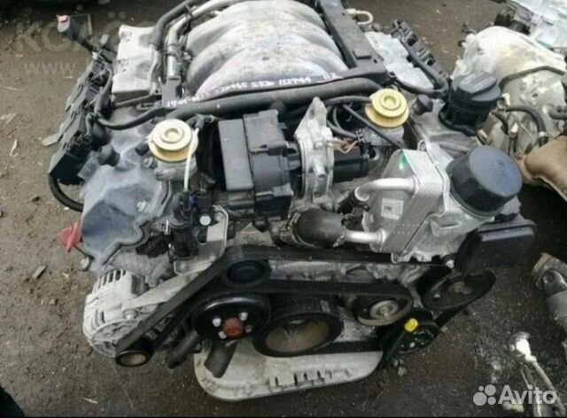 Двигатель Mercedes 211 -220. 112 двигатель