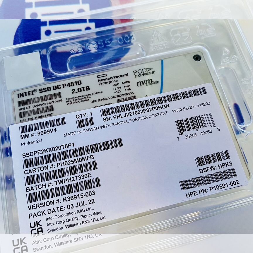 Серверные Ssd 2tb 3.2tb 3.84tb 4tb