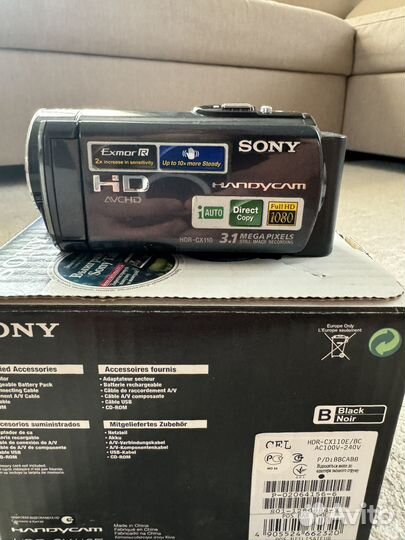 Видеокамера sony handycam