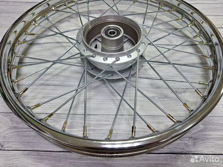 Задний диск на мопед Альфа спицованный