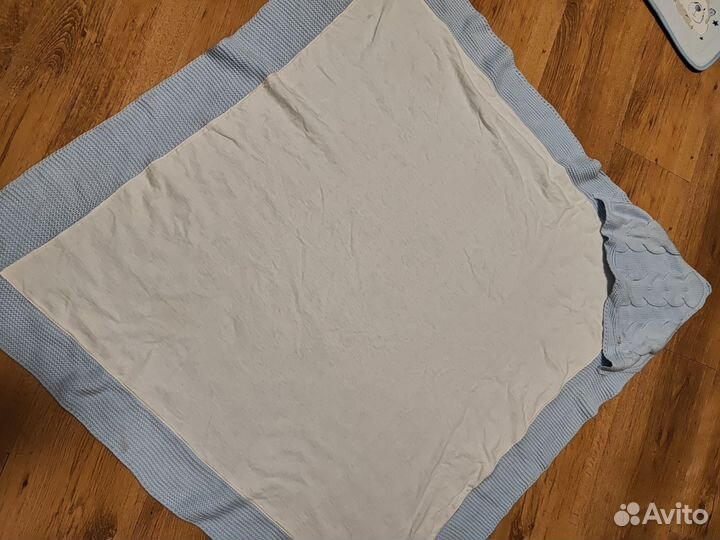 Плед детский вязаный