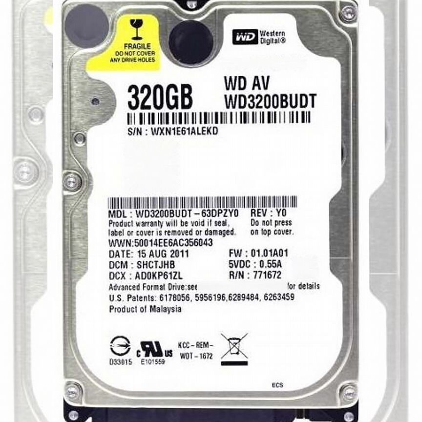 [WD3200BUDT] Жесткий Диск Western Digital 320gb Sata Wd3200budt