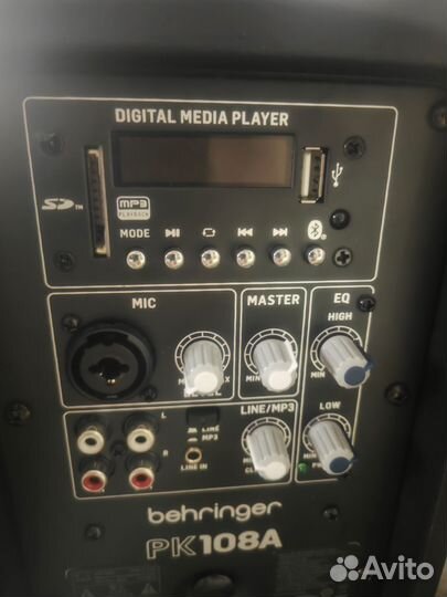Колонка активная behringer PK-108a