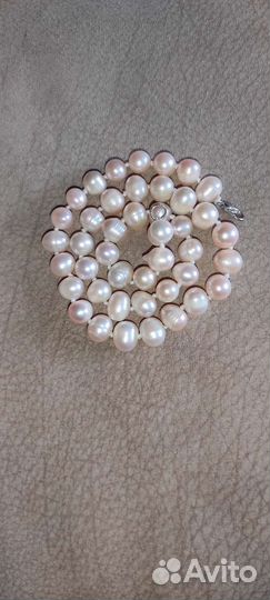 Бусы из натурального жемчуга