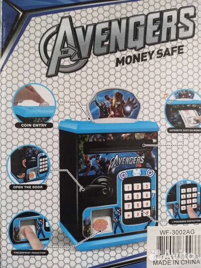 Сейф - копилка, свет, звук