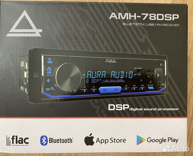 Автомагнитола Aura AMH-78DSP Bluetooth