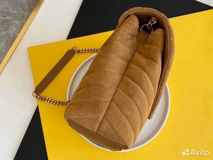 Yves saint laurent сумка женская замшевая