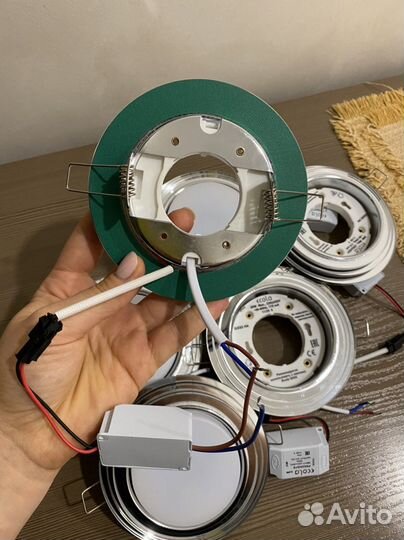 Споты потолочные Ecola GX 53