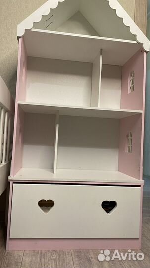 Кукольный домик с ящиком для хранения