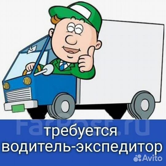 Водитель экспедитор категория В