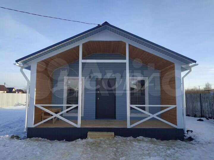 Дача 61,6 м² на участке 8 сот.