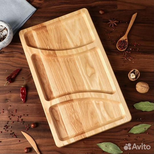 Менажница деревянная 