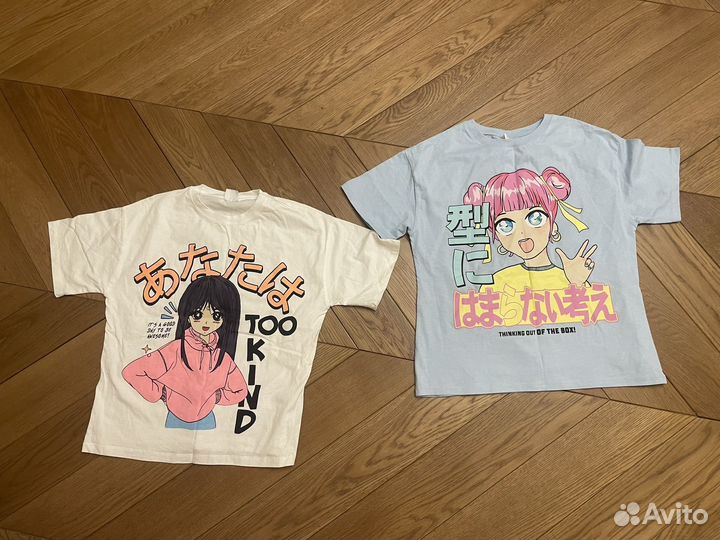 Новые аниме футболки