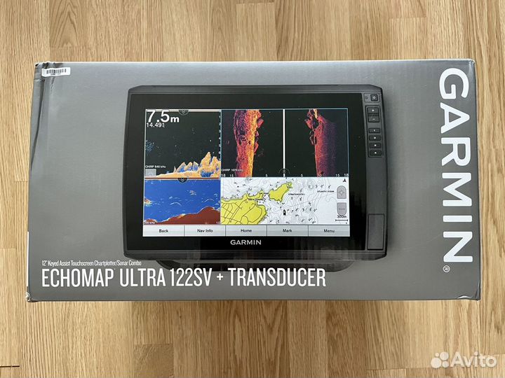 Garmin echomap ultra 122SV + GT56U, новый