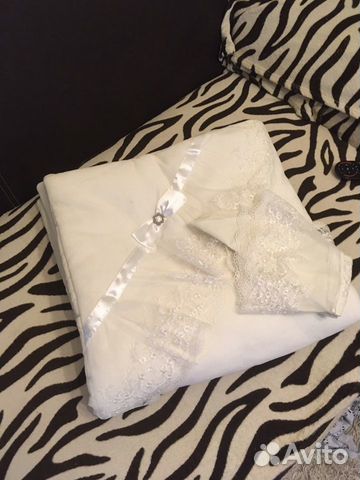 Детский зимний конверт на выписку из роддома