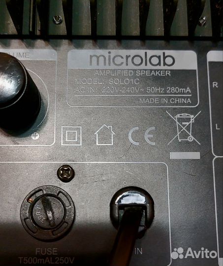 Электроника компьютерной ас Microlab Solo 1C