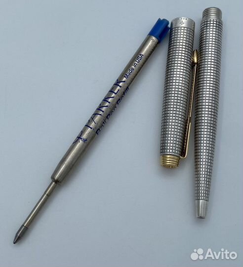 Ручка шариковая Parker USA серебро 925 1964 год