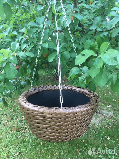 Кашпо из экоротанга