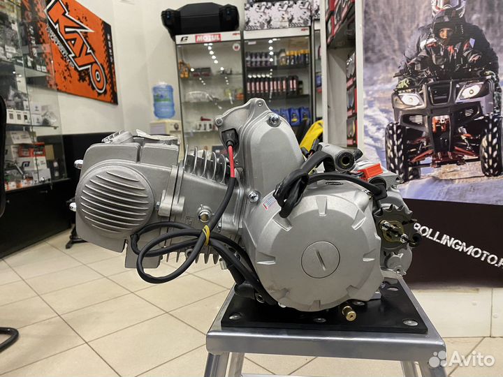 Двигатель в сборе YX 125 ATV реверс (3+1)