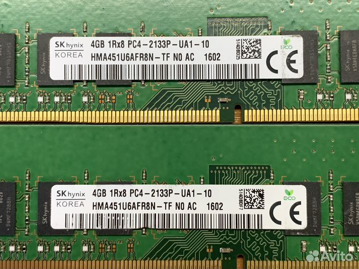 Оперативная память 4GB DDR4 2133MHz Hynix