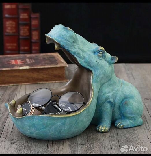 Молд кашпо органайзер бегемот форма