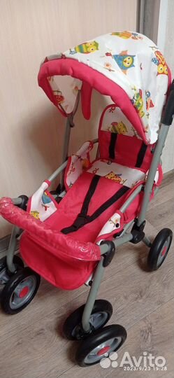 Детская игрушечная коляска для двойни бу