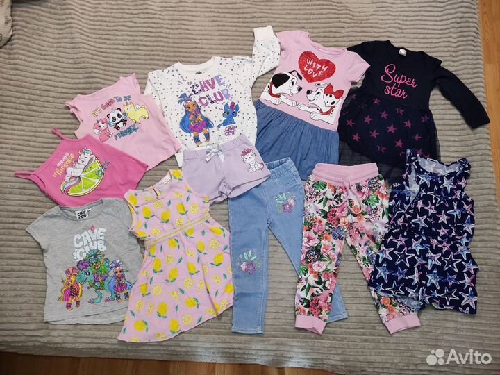 Пакет вещей для девочки 98 р-р